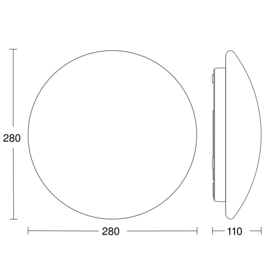 STEINEL 56032 - LED Vannitoavalgusti koos anduriga RS PRO LED/9,5W/230V IP54