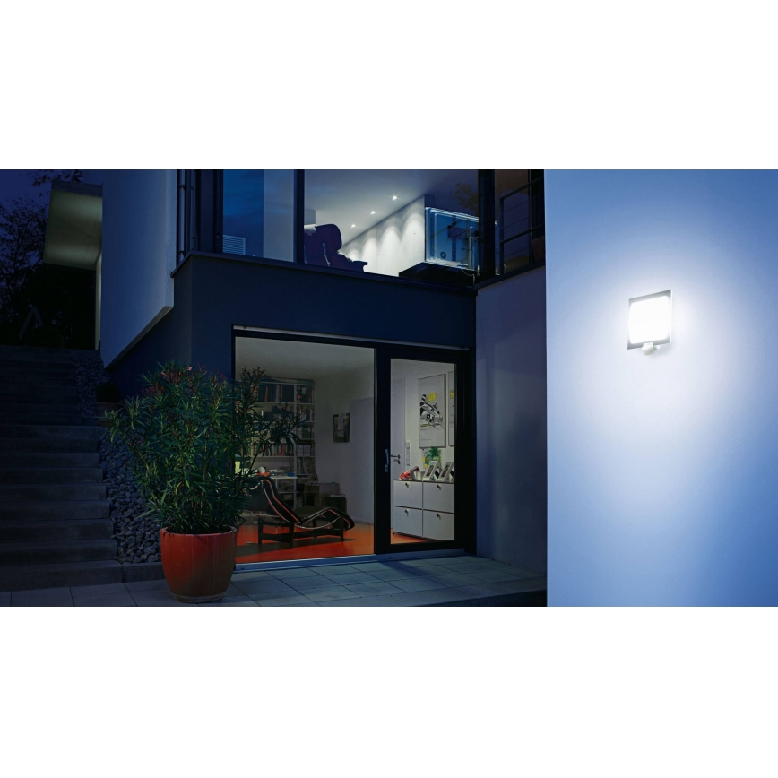 Steinel 566814 – Väli seinavalgusti anduriga 1×E27/60W/240V L 20 S IP44