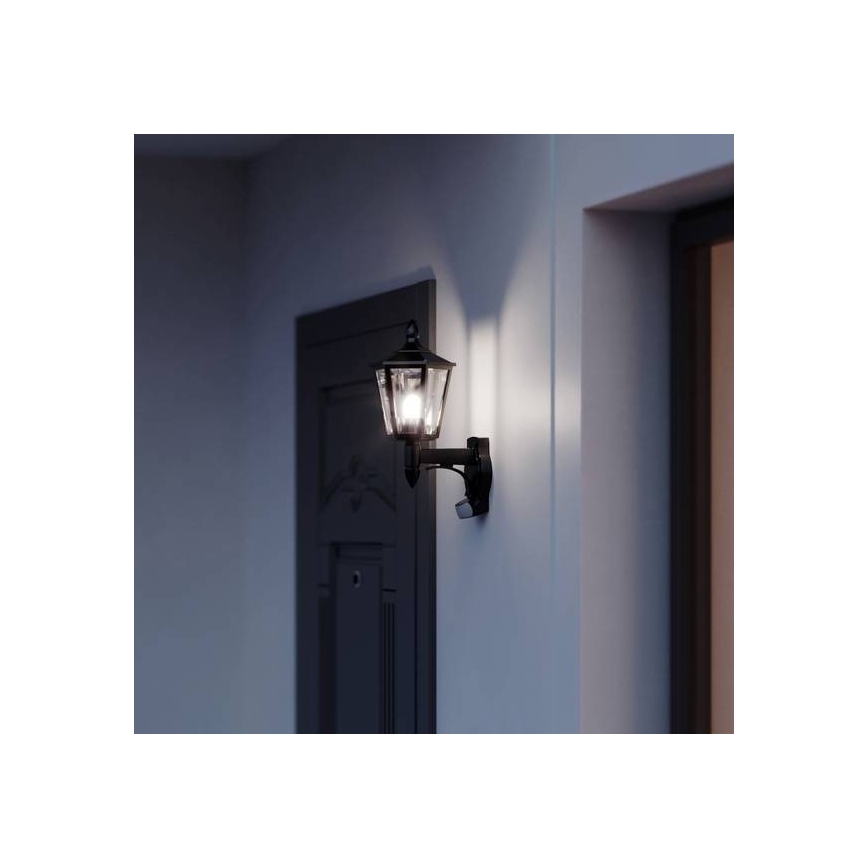 Steinel 617813 - Väli seinavalgusti anduriga L 15 1xE27/60W/230V IP44
