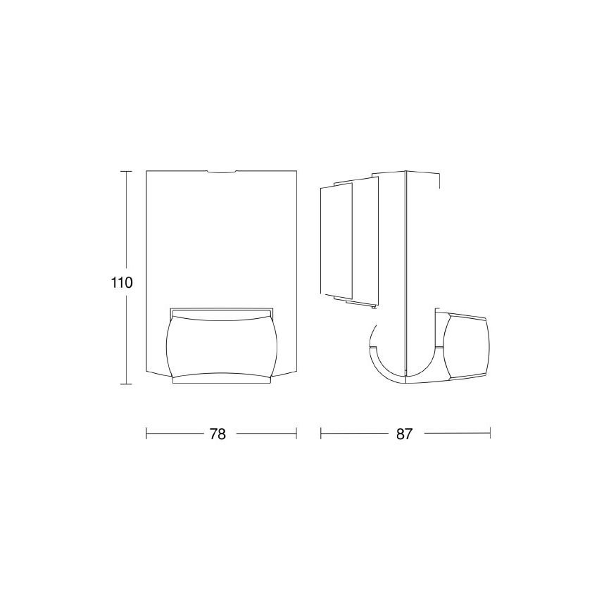 STEINEL 660215 - Väli infrapuna liikumisandur IS 130-2 must IP54