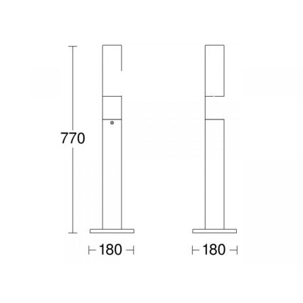 STEINEL 69469 - LED Välivalgusti GL 65 LED/8,5W/230V IP44 3000K antratsiit