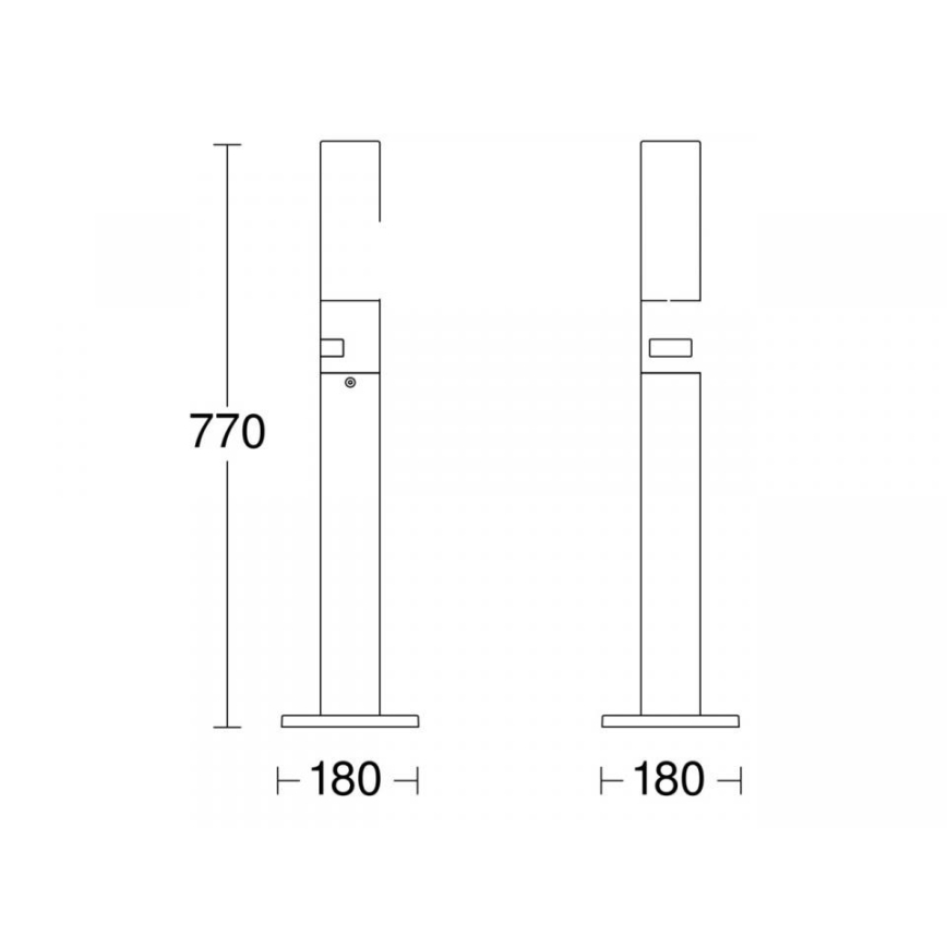 STEINEL 69476 - LED Välivalgusti anduriga GL 65 S LED/8,7W/230V IP44 3000K antratsiit
