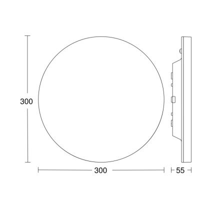 Steinel 067700 - LED Hämardatav laevalgusti anduriga RS PRO R10 PLUS SC 8,5W/230V IP40 4000K