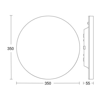 Steinel-LED Hämardatav valgusti anduriga RSPROR20BASIC 15,3W/230V IP40 3000K