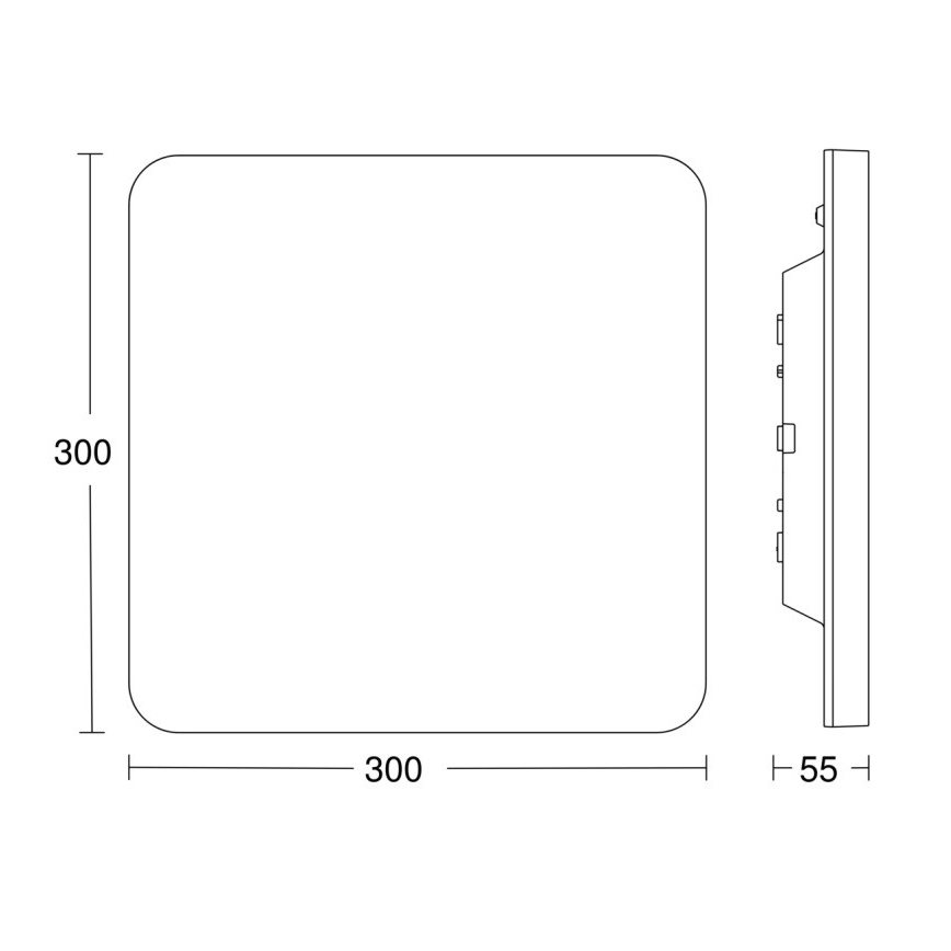 Steinel 067748 - LED Hämardatav laevalgusti anduriga RS PRO R20 PLUS 15,86W/230V IP40 3000K