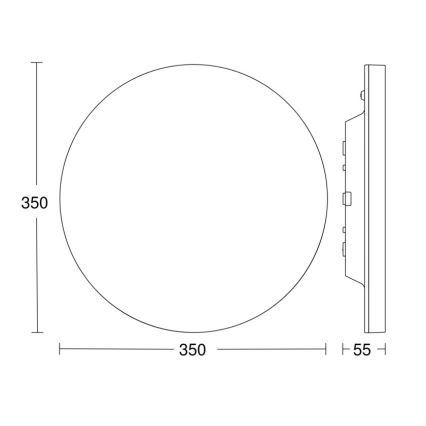 Steinel 067755 - LED Hämardatav laevalgusti anduriga RS PRO R20 PLUS 15,86W/230V IP40 3000K