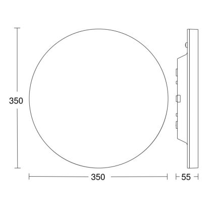 Steinel 067724 - LED Hämardatav laevalgusti anduriga RS PRO R20 PLUS 15,86W/230V IP40 4000K