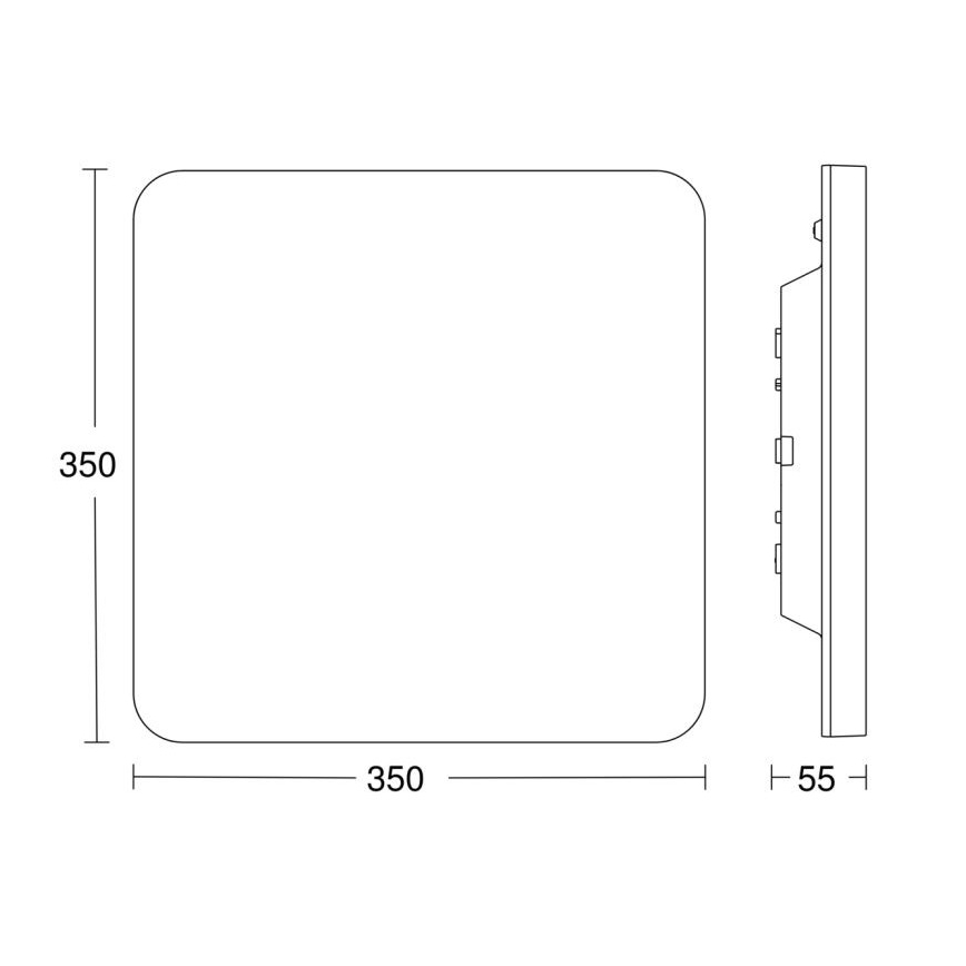 Steinel 067786 - LED Hämardatav laevalgusti anduriga RS PRO R30 Q plus SC 23,9W/230V 3000K IP40