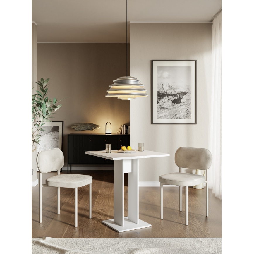 STRAPO laud 68x68 cm, valge