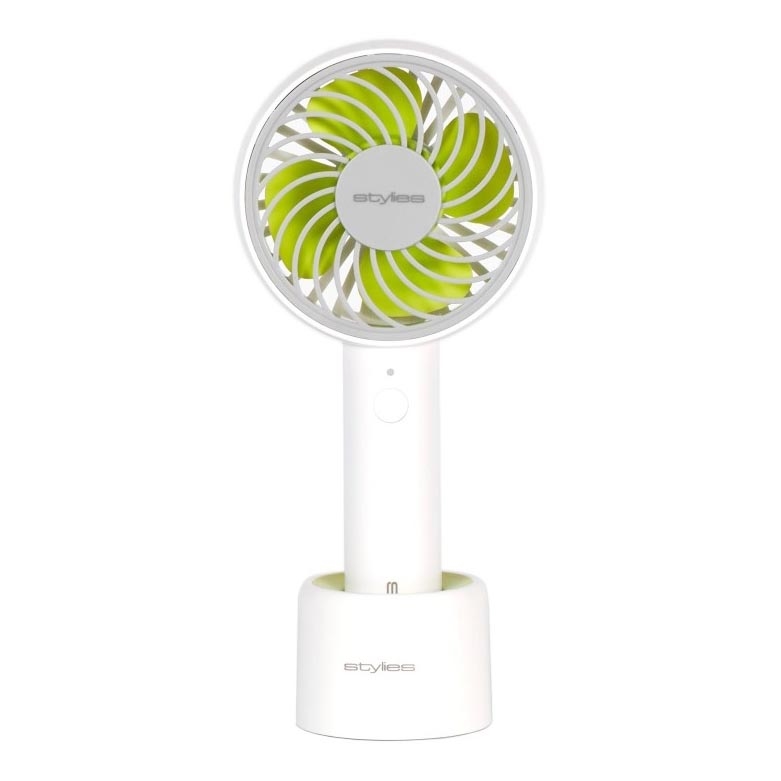 Stylies - Laetav käsiventilaator LACERTA 4W/5V 2500 mAh valge