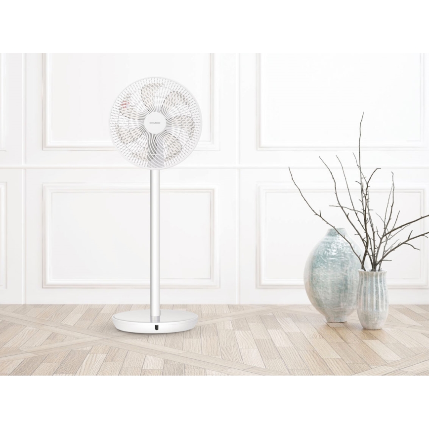 Stylies - põrandaventilaator TUKAN 25W/230V 60 cm, valge