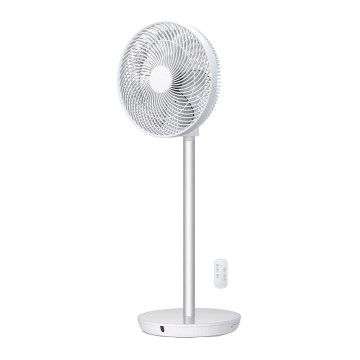 Stylies - Põrandaventilaator TUKAN 25W/230V 60 cm valge + kaugjuhtimispult