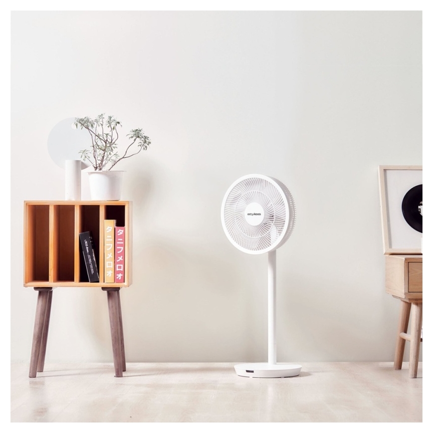 Stylies - Põrandaventilaator 2-ühes ANTILA 25W/230V 88 cm valge + kaugjuhtimispult