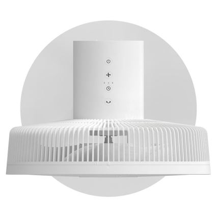 Stylies - Põrandaventilaator 2-ühes ANTILA 25W/230V 88 cm valge + kaugjuhtimispult
