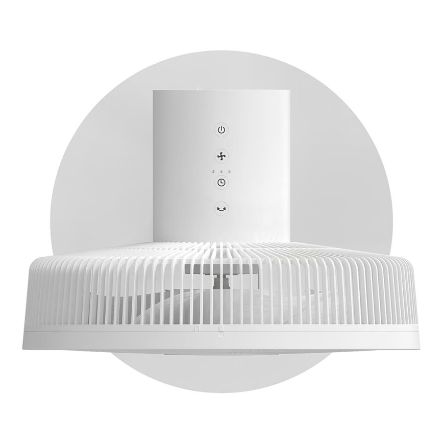 Stylies - Põrandaventilaator 2-ühes ANTILA 25W/230V 88 cm valge + kaugjuhtimispult
