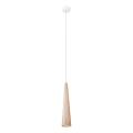 SULA kaabliga rippvalgusti 1xGU10/10W/230V, läbimõõt 8 cm, beež
