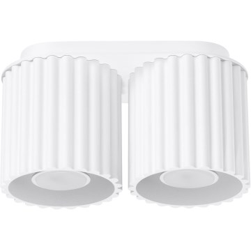 Suunatav laelamp AURA 2xGU10/10W/230V valge