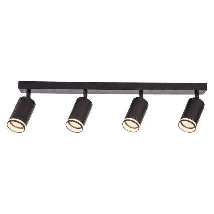 Suunatav laevalgusti PIPE 4xGU10/10W/230V must