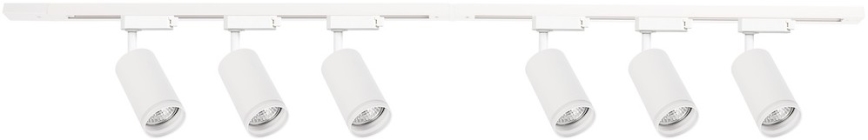 Suunatav liistvalgusti PIPE 6xGU10/10W/230V, valge