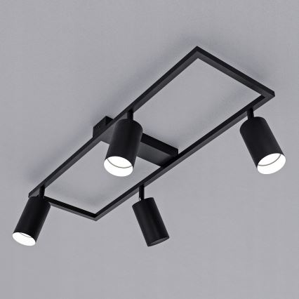 Suunatav spottvalgusti 4xGU10/30W/230V must