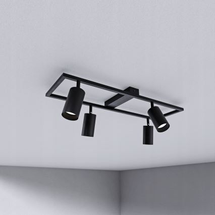 Suunatav spottvalgusti 4xGU10/30W/230V must