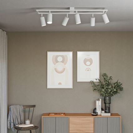 Suunav valgusti 6xGU10/30W/230V valge