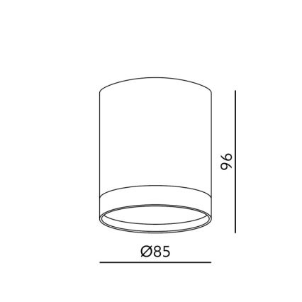 Suunavalgusti OH12 1xGX53/35W/230V 9,6 cm valge