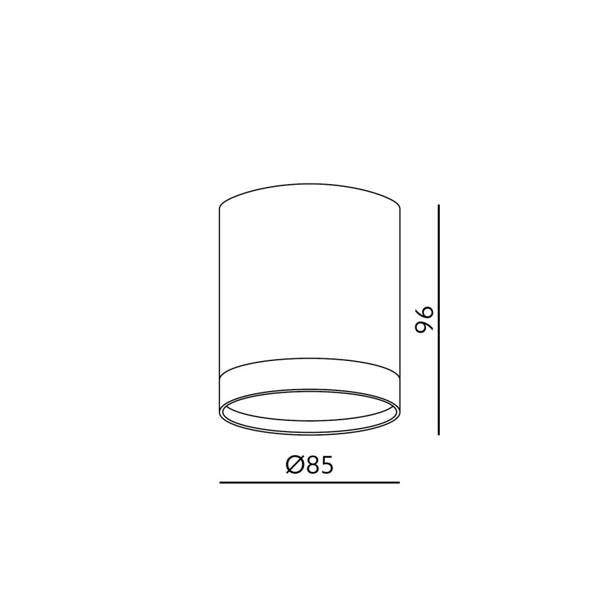 Suunavalgusti OH12 1xGX53/35W/230V 9,6 cm valge