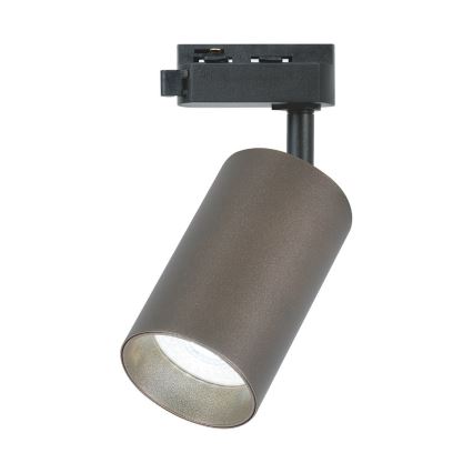 Suunavalgusti ühefaasilisele liistvalgustussüsteemile PIPE 1xGU10/10W/230V, pruun