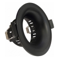 Süvisraam GU10 valgustile, Ø 8,6 cm, must
