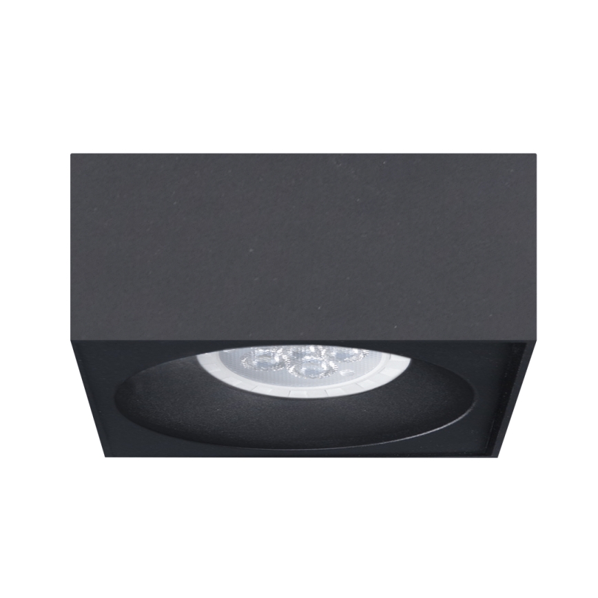 Süvistatav kohtvalgusti BALI 1xGU5,3/MR16/25W/12V ruut must