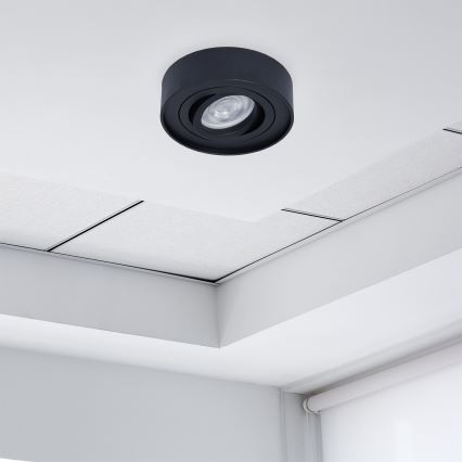 Süvistatav kohtvalgusti NUSA 1xGU5,3/MR16/50W/12V ümmargune must