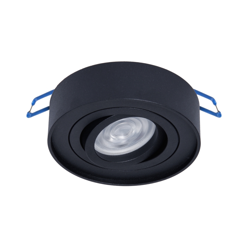 Süvistatav kohtvalgusti NUSA 1xGU5,3/MR16/50W/12V ümmargune must