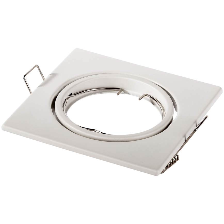 Süvistatav laevalgusti 1xGU10/MR16/10W/230V 9x9 cm valge