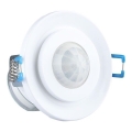 Süvistatav liikumisandur PIR 360° 400W/230V valge