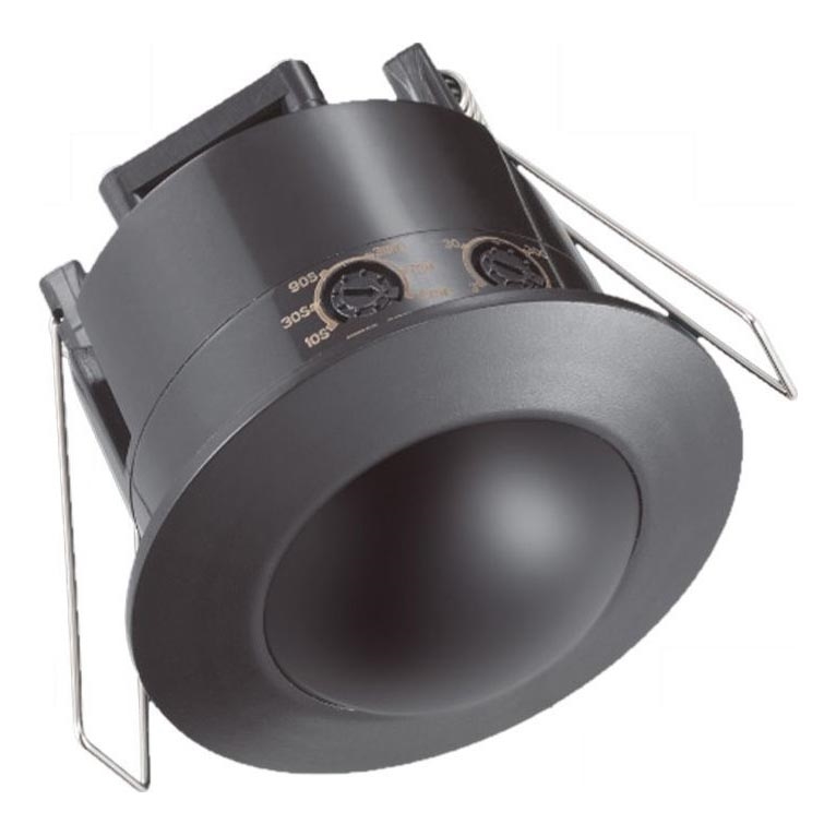 Süvistatav liikumisandur PIR 360° 500W/230V must
