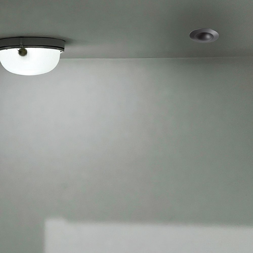 Süvistatav liikumisandur PIR 360° 500W/230V must