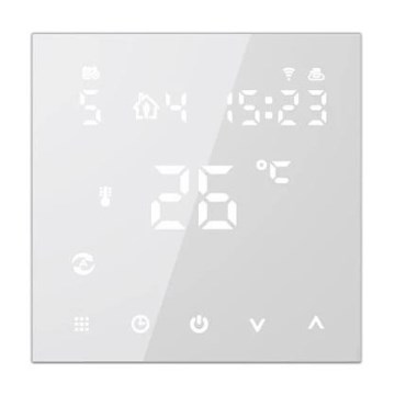 Süvistatav termostaat 230 V, valge, Tuya Wi‑Fi