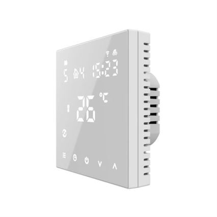 Süvistatav termostaat 230 V, valge, Tuya Wi‑Fi