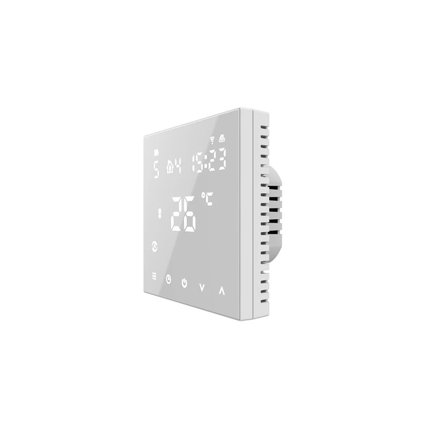Süvistatav termostaat 230 V, valge, Tuya Wi‑Fi