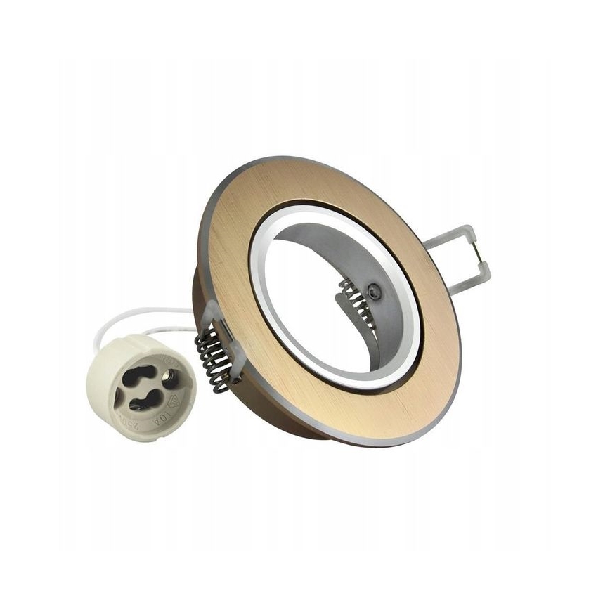 Süvistatav valgusti EAST OPAL 1xGU10/8W/230V d. 8,5 cm kuldne