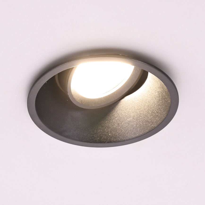 Süvistatav valgusti EYE 1xGU10/25W/230V ümmargune must