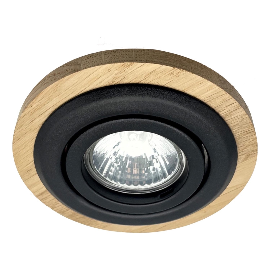 Süvistatav valgusti TOBBY 1xG9/20W/230V d. 11,5 cm tamm/must