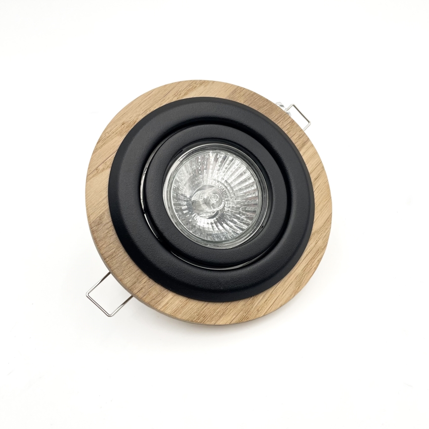 Süvistatav valgusti TOBBY 1xG9/20W/230V d. 11,5 cm tamm/must