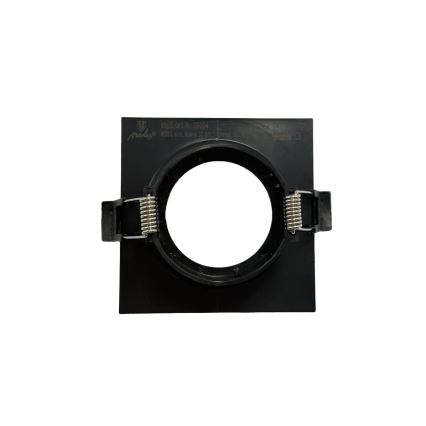Süvistatava GU10 laevalgusti raam 8,6x8,6 cm, must