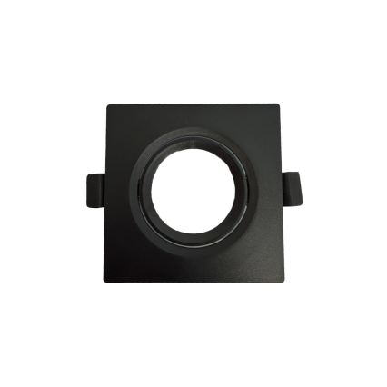 Süvistatava GU10-laevalgusti raam 9x9 cm must