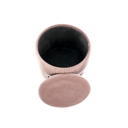 Taburet CRICKET, Ø 40 cm, roosa