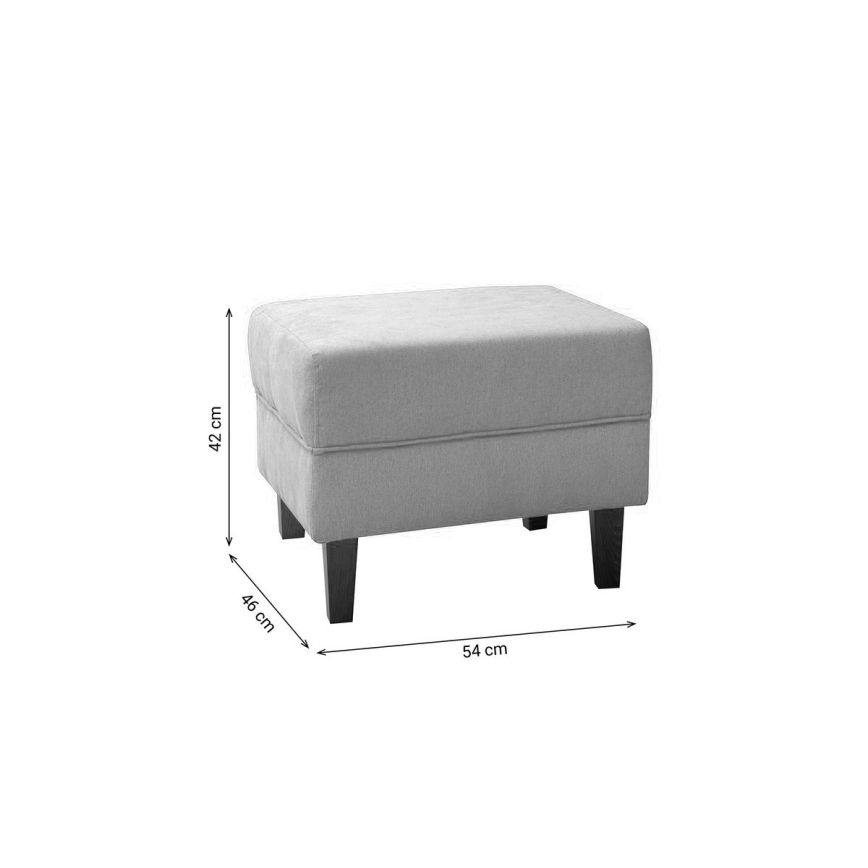 Taburet GALA 42x54 cm pruun