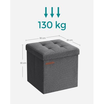 Taburet SULTAN 30x30 cm hall