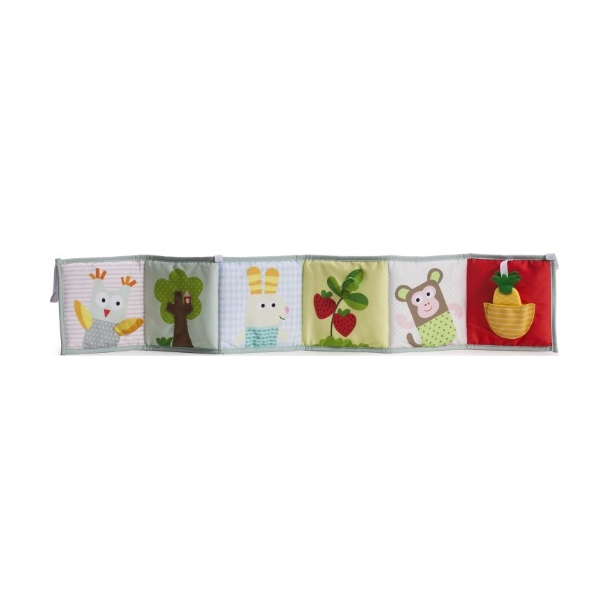 Taf Toys - Beebi pehme raamat 3in1 loomad